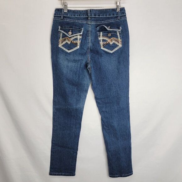 𝅺ROZ & Ali Denim Blue Size 10 jeans - Picture 3 of 14